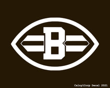 Load image into Gallery viewer, Cleveland Browns Vinyl Sticker Decals.