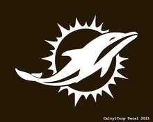 Load image into Gallery viewer, Miami Dolphins Vinyl Sticker Decals.