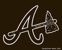 Load image into Gallery viewer, Atlanta Braves Vinyl Sticker Decals