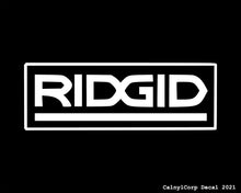 Load image into Gallery viewer, Ridgid Tools Vinyl Sticker Decals.