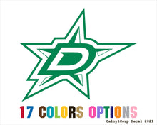 Load image into Gallery viewer, Dallas Stars Vinyl Sticker Decals