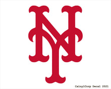 Load image into Gallery viewer, New York Mets Vinyl Sticker Decals.