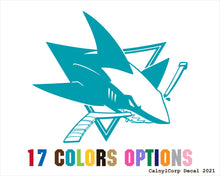 Load image into Gallery viewer, San Jose Sharks Vinyl Sticker Decals