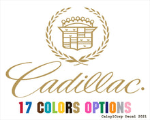 Load image into Gallery viewer, Cadillac Vinyl Sticker Decals