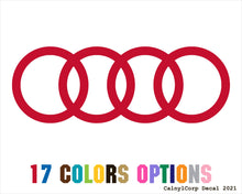 Load image into Gallery viewer, Audi Vinyl Sticker Decals