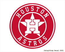 Load image into Gallery viewer, Houston Astros Vinyl Sticker Decals