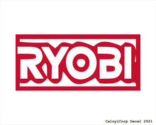 Load image into Gallery viewer, Ryobi Tools Vinyl Sticker Decals.