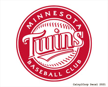 Load image into Gallery viewer, Minnesota Twins Vinyl Sticker Decals.