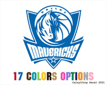 Load image into Gallery viewer, Dallas Mavericks Vinyl Sticker Decals