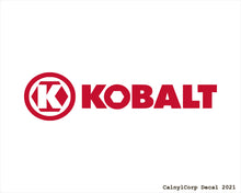 Load image into Gallery viewer, Kobalt Tools Vinyl Sticker Decals.