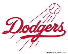 Load image into Gallery viewer, Dodgers Vinyl Sticker Decals