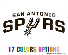 Load image into Gallery viewer, San Antonio Spurs NBA Vinyl Sticker Decals
