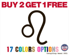 Load image into Gallery viewer, Leo Zodiac Horoscope Vinyl Sticker Decals