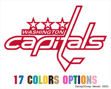 Load image into Gallery viewer, Washington Capitals Vinyl Sticker Decals