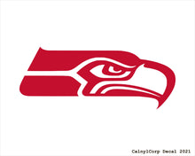 Load image into Gallery viewer, Seattle Seahawks Vinyl Sticker Decals.