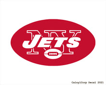 Load image into Gallery viewer, New York Jets Vinyl Sticker Decals.