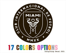 Load image into Gallery viewer, Inter Miami CF Vinyl Sticker Decals