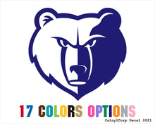 Load image into Gallery viewer, Memphis Grizzlies Vinyl Sticker Decals