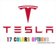 Load image into Gallery viewer, Tesla Vinyl Sticker Decals