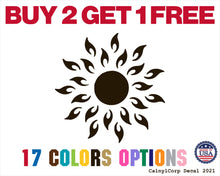 Load image into Gallery viewer, Burning Sun Vinyl Sticker Decals