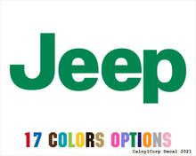 Load image into Gallery viewer, Jeep Vinyl Sticker Decals
