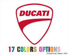 Load image into Gallery viewer, Ducati Vinyl Sticker Decals