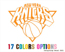 Load image into Gallery viewer, New York Knicks NBA Vinyl Sticker Decals