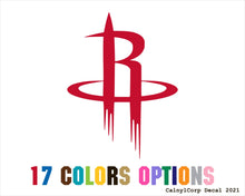 Load image into Gallery viewer, Houston Rockets Vinyl Sticker Decals