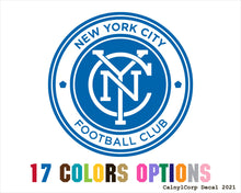Load image into Gallery viewer, New York City FC Vinyl Sticker Decals