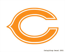 Load image into Gallery viewer, Chicago Bears Vinyl Sticker Decals.