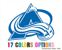 Load image into Gallery viewer, Colorado Avalanche Vinyl Sticker Decals