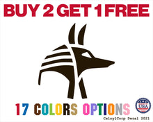Load image into Gallery viewer, Anubis Icon Symbol Egyptian Vinyl Sticker Decals