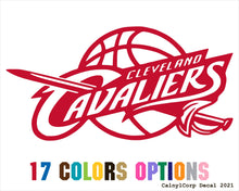 Load image into Gallery viewer, Cleveland Cavaliers NBA Vinyl Sticker Decals