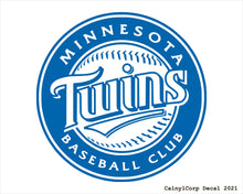 Load image into Gallery viewer, Minnesota Twins Vinyl Sticker Decals.