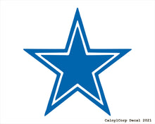 Load image into Gallery viewer, Dallas Cowboys Vinyl Sticker Decals.