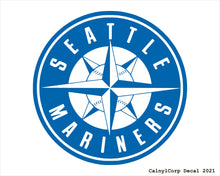 Load image into Gallery viewer, Seattle Mariners Vinyl Sticker Decals.