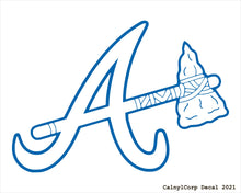 Load image into Gallery viewer, Atlanta Braves Vinyl Sticker Decals