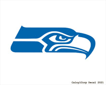 Load image into Gallery viewer, Seattle Seahawks Vinyl Sticker Decals.