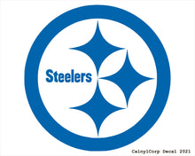 Load image into Gallery viewer, Pittsburgh Steelers Vinyl Sticker Decals.