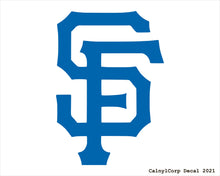 Load image into Gallery viewer, San Francisco Giants Vinyl Sticker Decals.