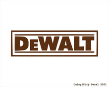 Load image into Gallery viewer, DeWalt Tools Vinyl Sticker Decals.