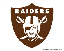 Load image into Gallery viewer, Las Vegas Raiders Vinyl Sticker Decals.