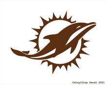 Load image into Gallery viewer, Miami Dolphins Vinyl Sticker Decals.