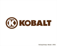 Load image into Gallery viewer, Kobalt Tools Vinyl Sticker Decals.