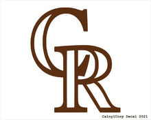 Load image into Gallery viewer, Colorado Rockies Vinyl Sticker Decals