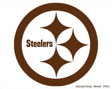 Load image into Gallery viewer, Pittsburgh Steelers Vinyl Sticker Decals.
