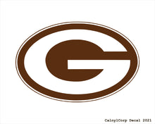 Load image into Gallery viewer, Green Bay Packers Vinyl Sticker Decals.