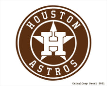 Load image into Gallery viewer, Houston Astros Vinyl Sticker Decals