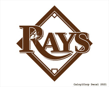 Load image into Gallery viewer, Tampa Bay Rays Vinyl Sticker Decals