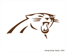 Load image into Gallery viewer, Carolina Panthers Vinyl Sticker Decals.